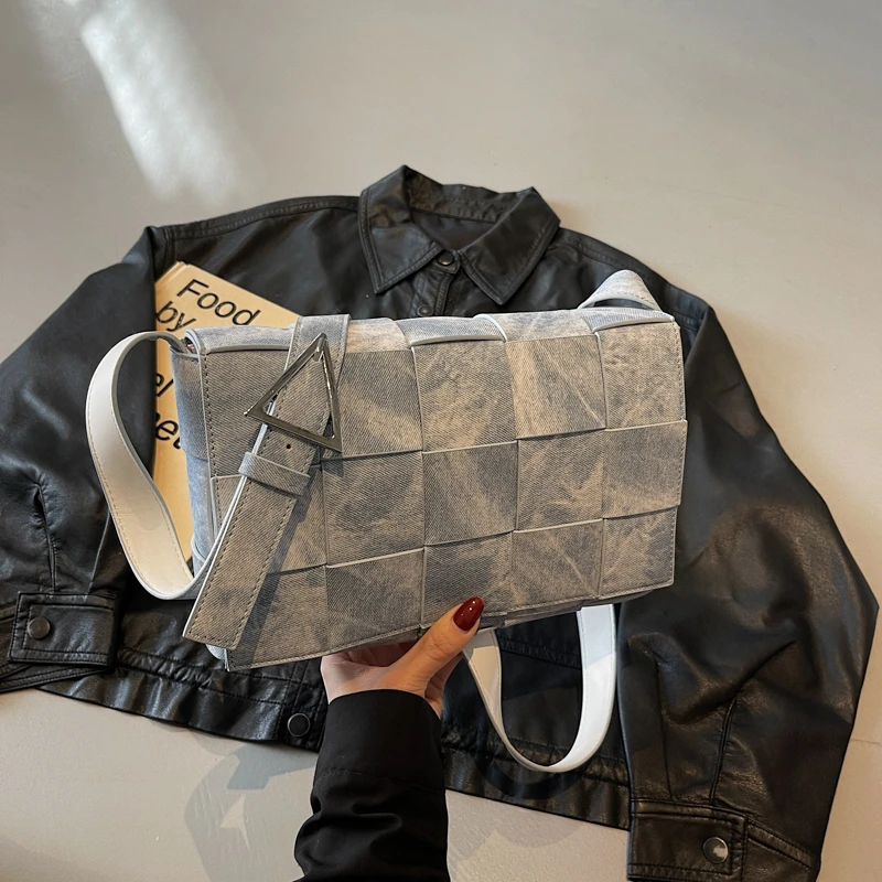 حقيبة كروس جلدية فاخرة للسيدات حقيبة كتف مصممة للسيدات محفظة حمل عصرية فاخرة #3