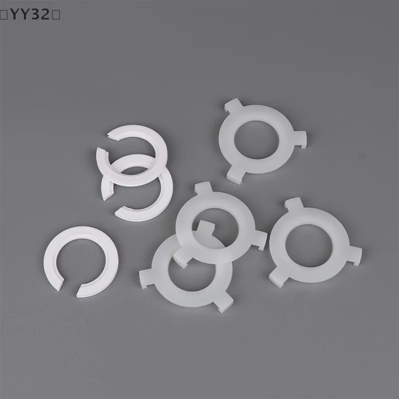 〔YY32〕5 Pcs E27 To E14 Lampshade Lamp Light Shades Socket Reducing Ring Adapter Washer White Lamp Covers Accessories