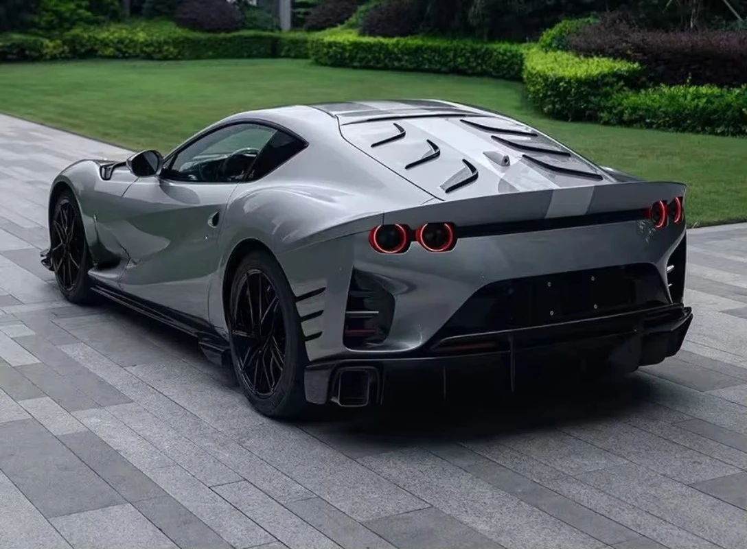 1:1  Mansory Style Aero Kit for 812 Superfast Lightweight Forged Carbon Fiber Front Lip High Performance Body Set