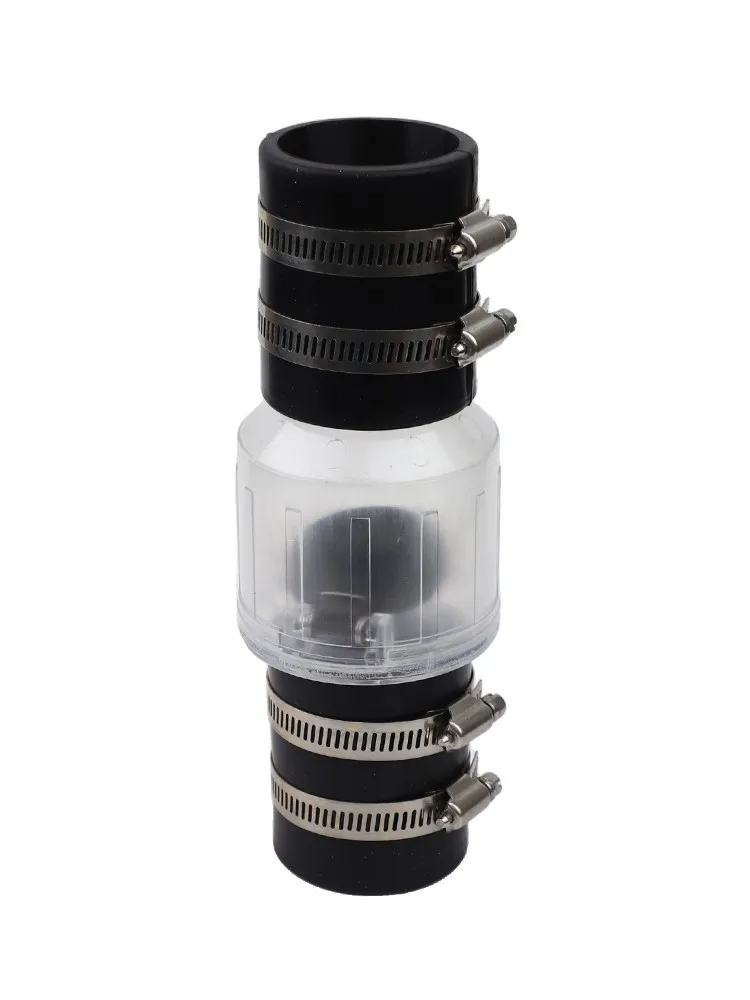 Silent Pump Check Valve with Spring Loaded Baffle Prevents Sewage Backflow and Provides Reliable Pump Protection