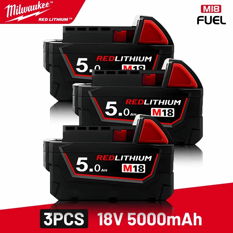 

M18 Milwaukee 6000mAh battery, long-lasting battery life 48-11-1850 48-11-1860 Milwaukee rechargeable M18 tool lithium battery