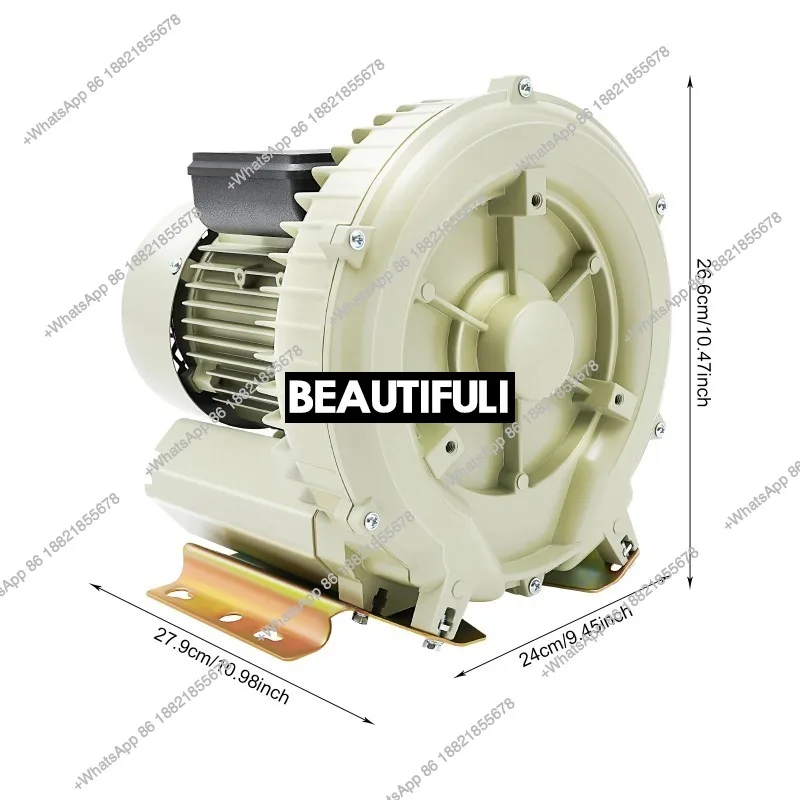 High Pressure Blower for Aquarium Seafood Pond, Seafood Pond Fish Tank Air