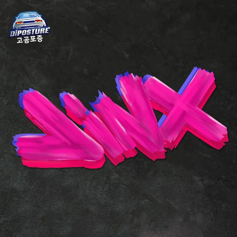 

Car Stiers LOL JINX Text Window Decals Vehicle Body Motorcycle Decorations High Phobia Brand Auto Accories