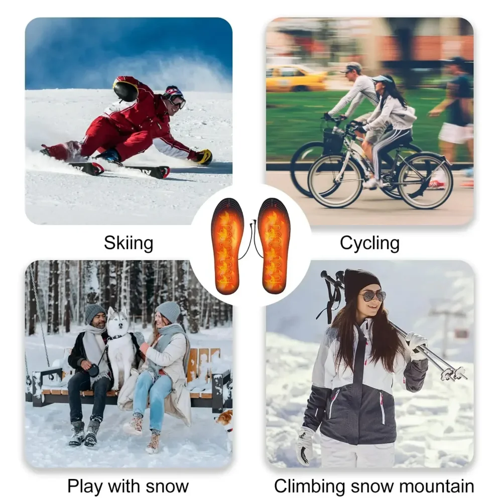 

Cuttable Usb Heat Foot Pads Heated Foot Pads Foot Warmers Usb Rechargeable Heating Foot Pads Sports Heating Insole Winter Warm