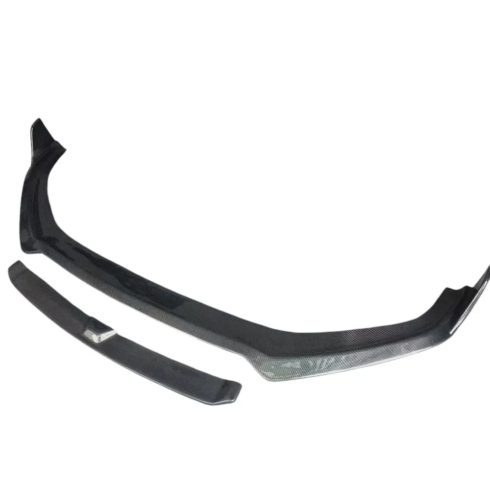 

Car Spare Parts 2019 A5 Style Wet Carbon Fiber Fibre Front Bumper lip splitter Fit For Audi A5 2019