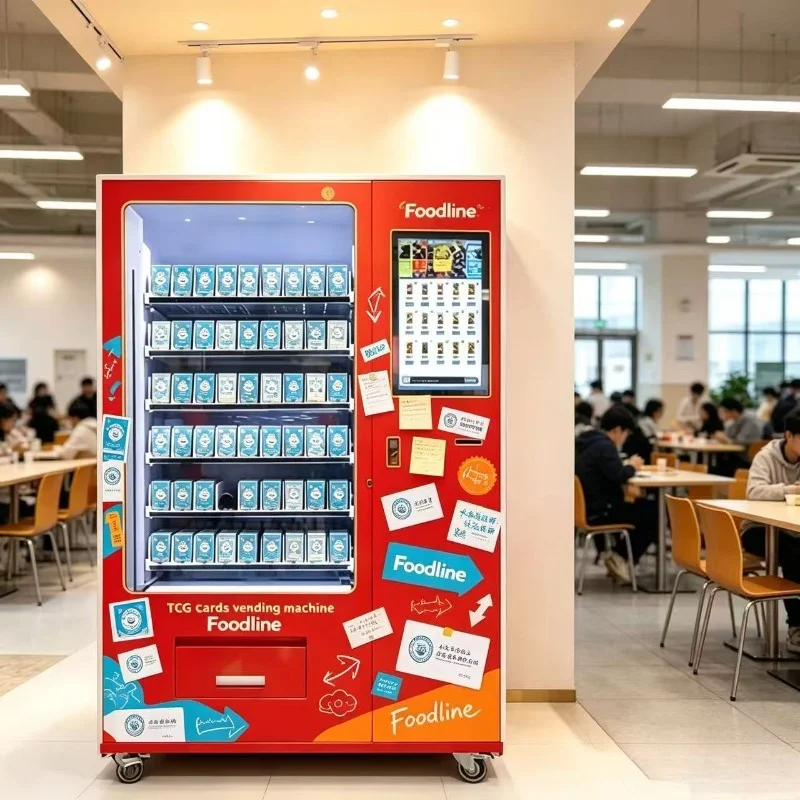 Foodline Commercial TCG Trading Card Vending Machine Self‑service Collectible Card Dispenser For Arcade Retail Shop