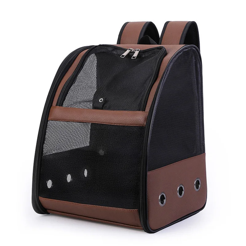 Imagem -02 - Gaiola de Pássaro Mochila Transportadora Respirável Viagem ao ar Livre Multi Purpose pu Mesh Dobrável Leve Pet Parrot Bolsa Parrot Bag