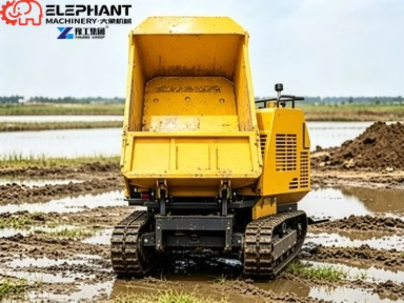 Factory Sale  800KG Loader Self-loading Rotate Mini Dumper CE EURO5 EPA Engine Wholesale Garden Repair Track Mini Dumper
