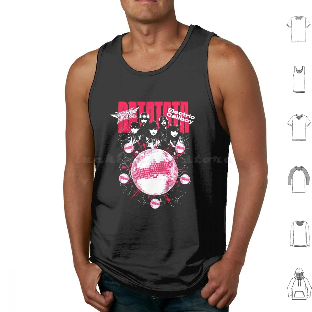Disco Tank Tops Vest Sleeveless Electric Callboy Electric Callboy Band Electric Callboy Music Electric Callboy Tour Electric