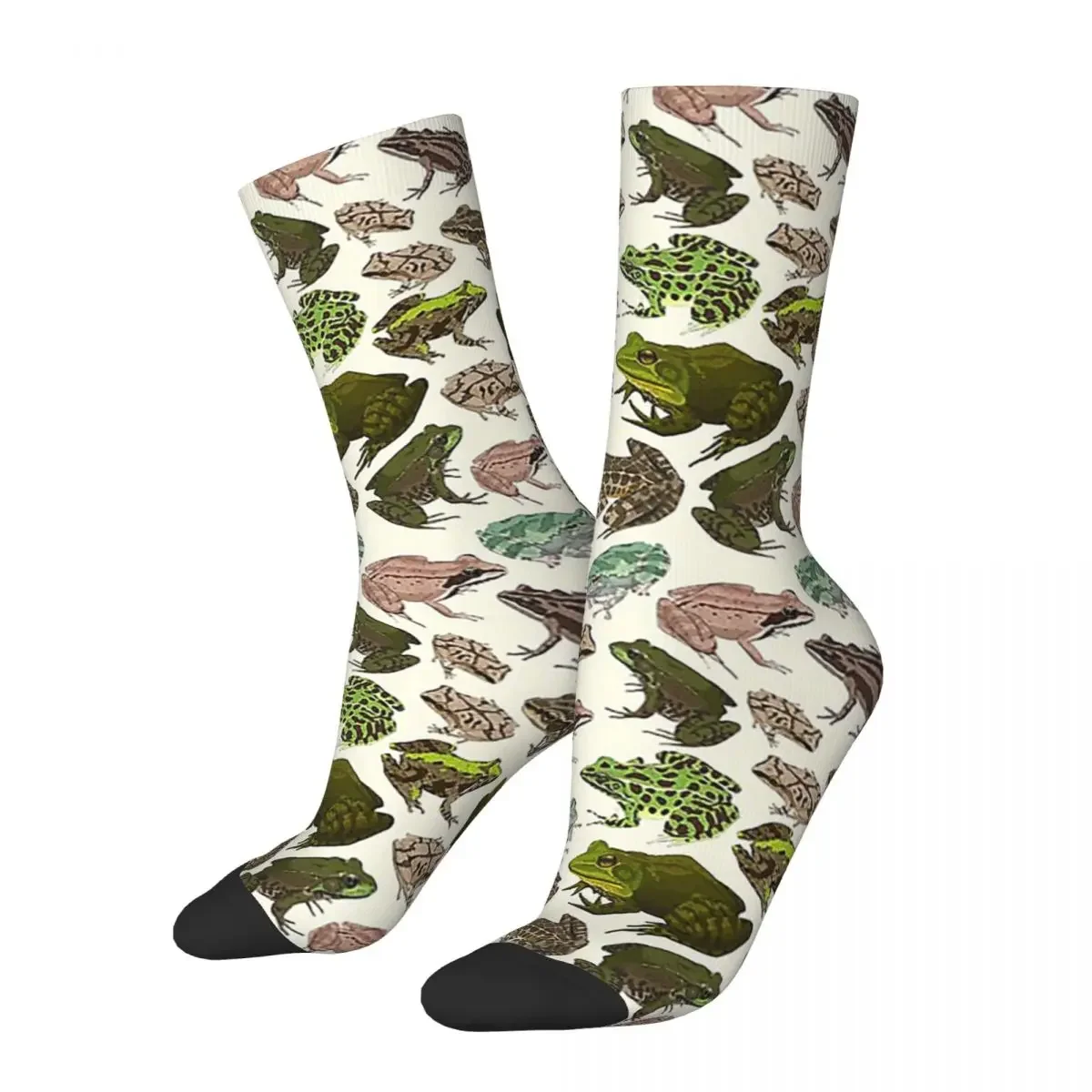 

For The Love Of Frogs Socks Harajuku High Quality Stockings All Season Long Socks Accessories for Man's Woman's Gifts