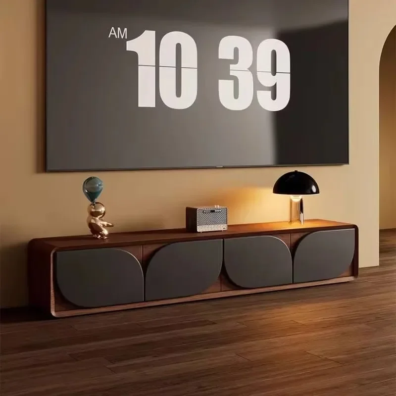 Black Storage Tv Cabinet Modren Drawers Hiding Designer Nordic Tv Cabinet Apartments Luxury Mueble Televisor Home Furniture