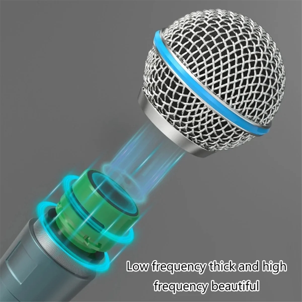 Capsula per microfono con nucleo dinamico professionale New Tech per spettacoli dal vivo e concerti in alto volume Karaoke