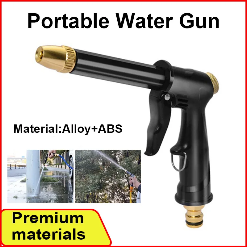 Portable High Pressure Water Gun Jet Garden Washer Sprayer Watering Spray Garden Sprinkler for Cleaning Tool Car Wash