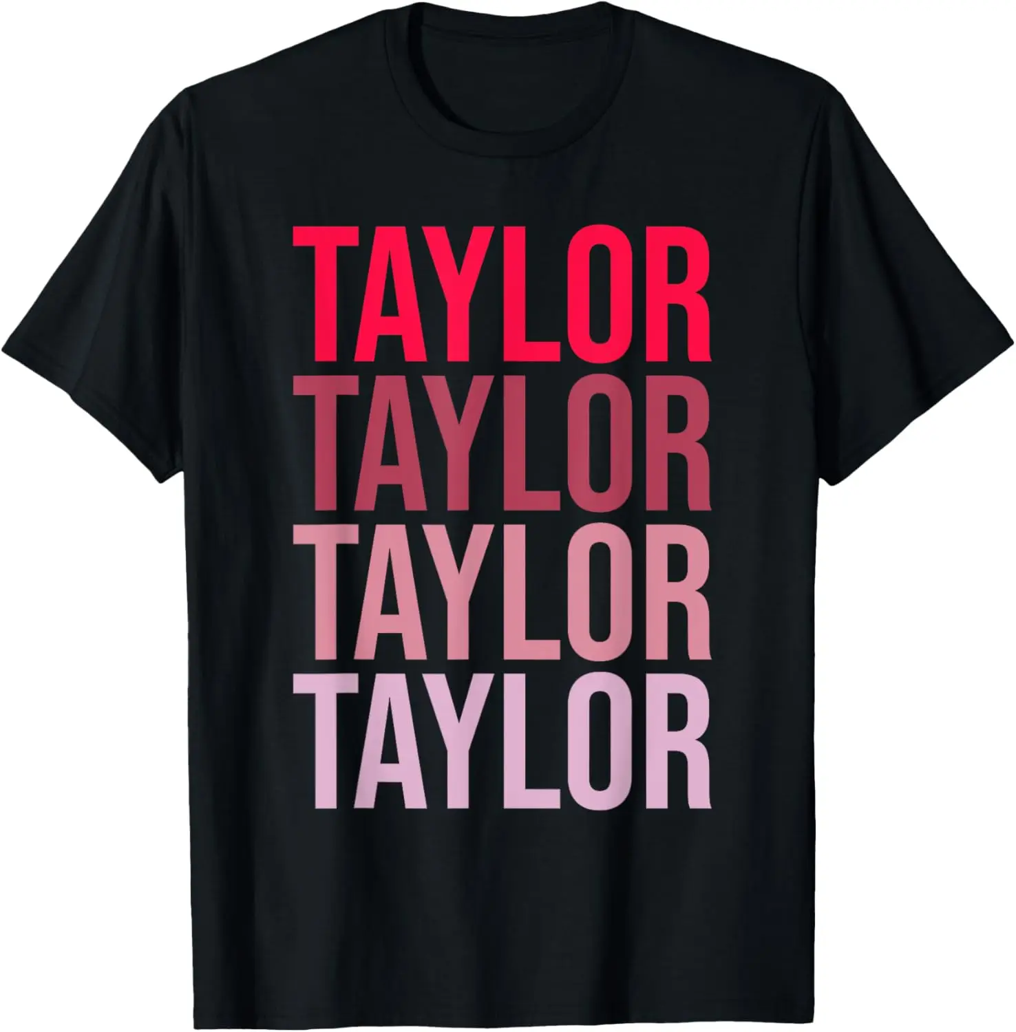 T-shirt Taylor Retro Wordmark Pattern I love Taylor