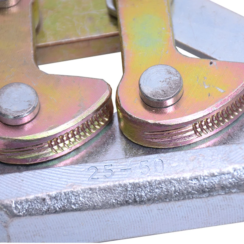 スチールワイヤーロープ牽引グリップ、ケーブルクランプ、さまざまなモデル、1t-3t