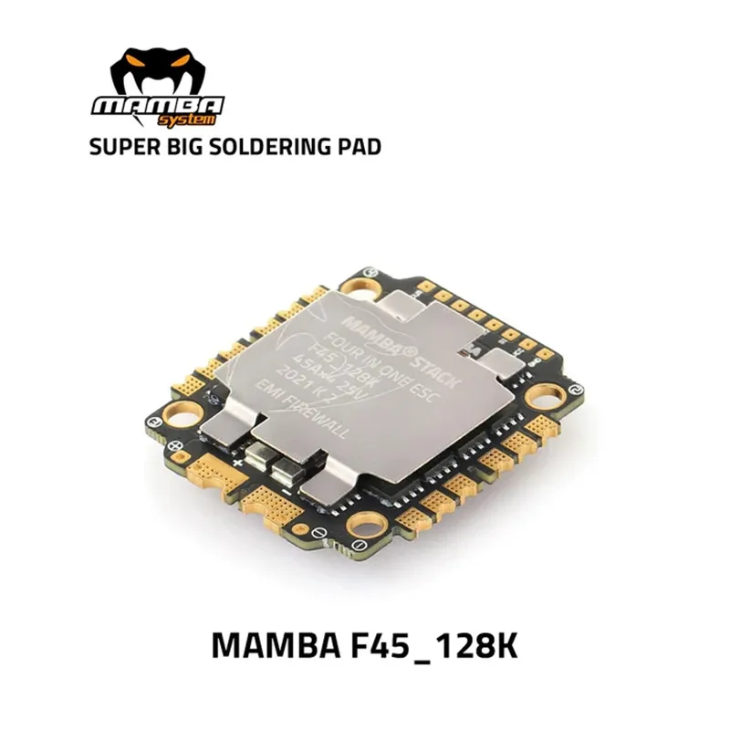 

Diatone MAMBA F45_128K BL32 4IN1 BLHeli_32 ESC 45A 3-6S Dshot300/600/1200 30.5mm/M3 For FPV Racing Drone