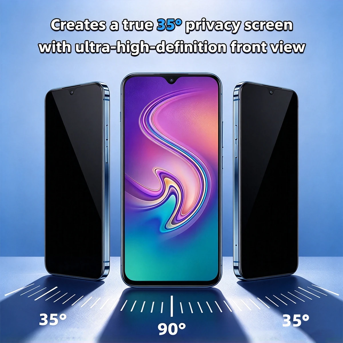 2–6 Pack Privacy Tempered Glass Screen Protector for Infinix – Anti-peep, Anti-scratch, Anti-fingerprint.
