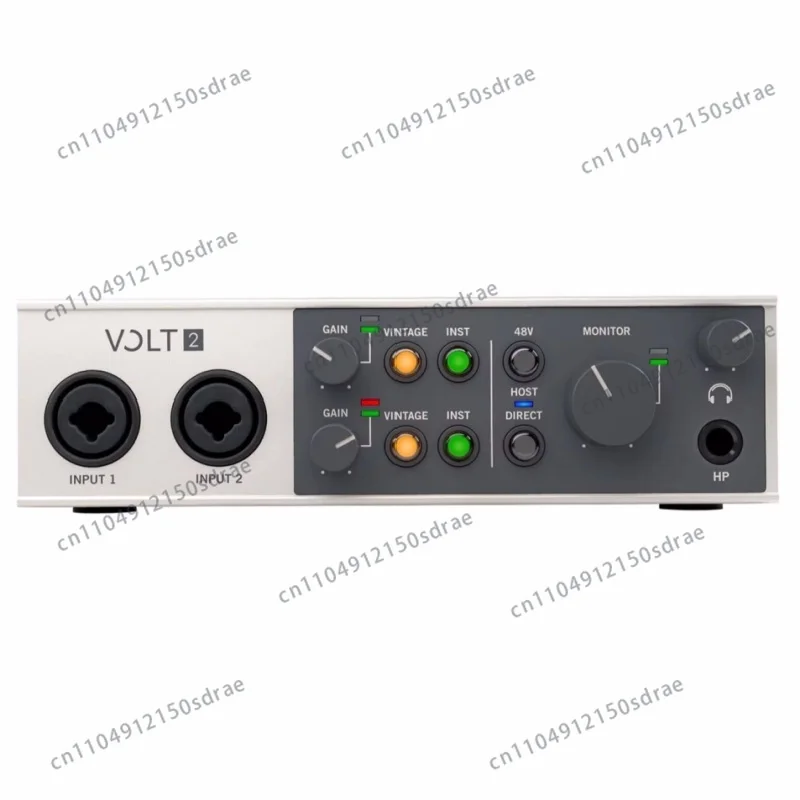 UA Apollo VOLT 2 2-in/2-out audio interface with class-leading 24-bit/192 kHz audio conversion for Mac, PC, iPad, and iPhone