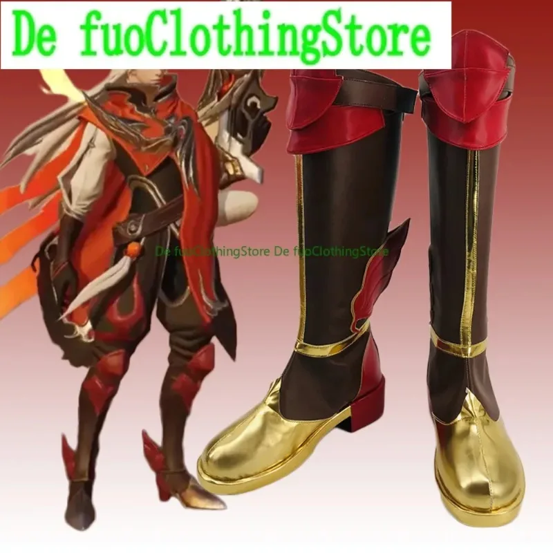 Defuo Honor Of Kings Baili Shouyue Vermilion Bird Cosplay Shoes Anime Games Halloween Costumes Party Props Shoes