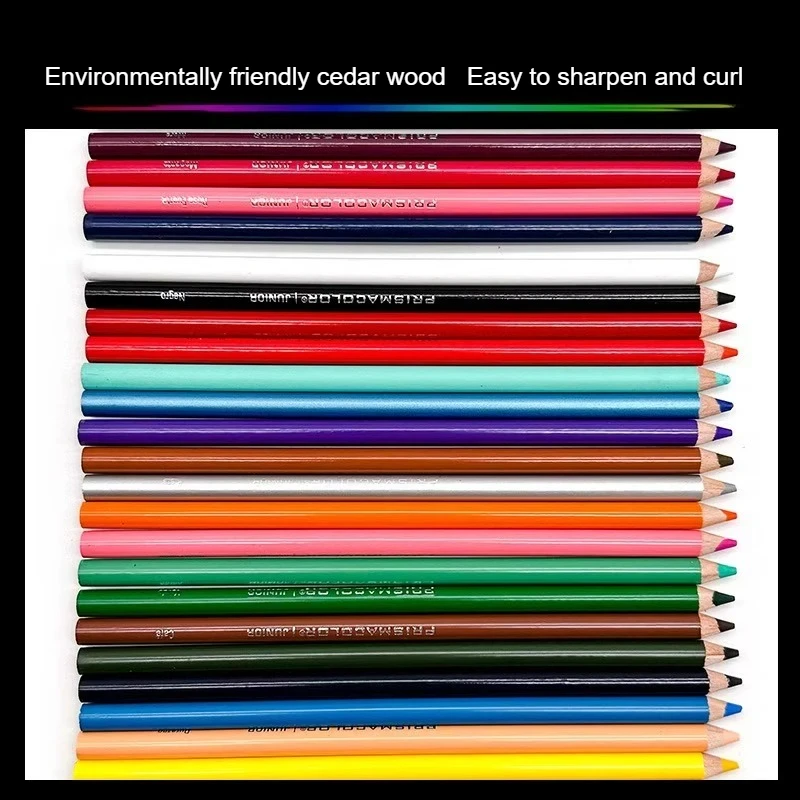 أقلام رصاص ملونة تعتمد على الزيت من PRISMACOLOR صندوق ورقي 4 مم من الدرجة الطلابية 12/24/36/48 مجموعات ألوان لرسم المشاريع الفنية والتلوين