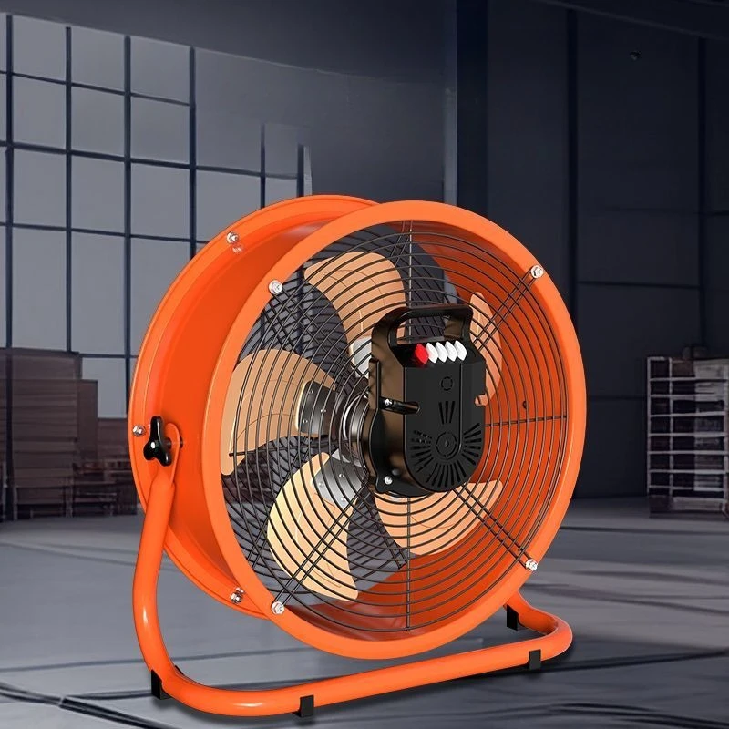 12/20 Inches Limited Space Work Fans 220V Mobile Axial Fan Portable High Speed High Power Industrial Fan Heavy Duty Floor Fans