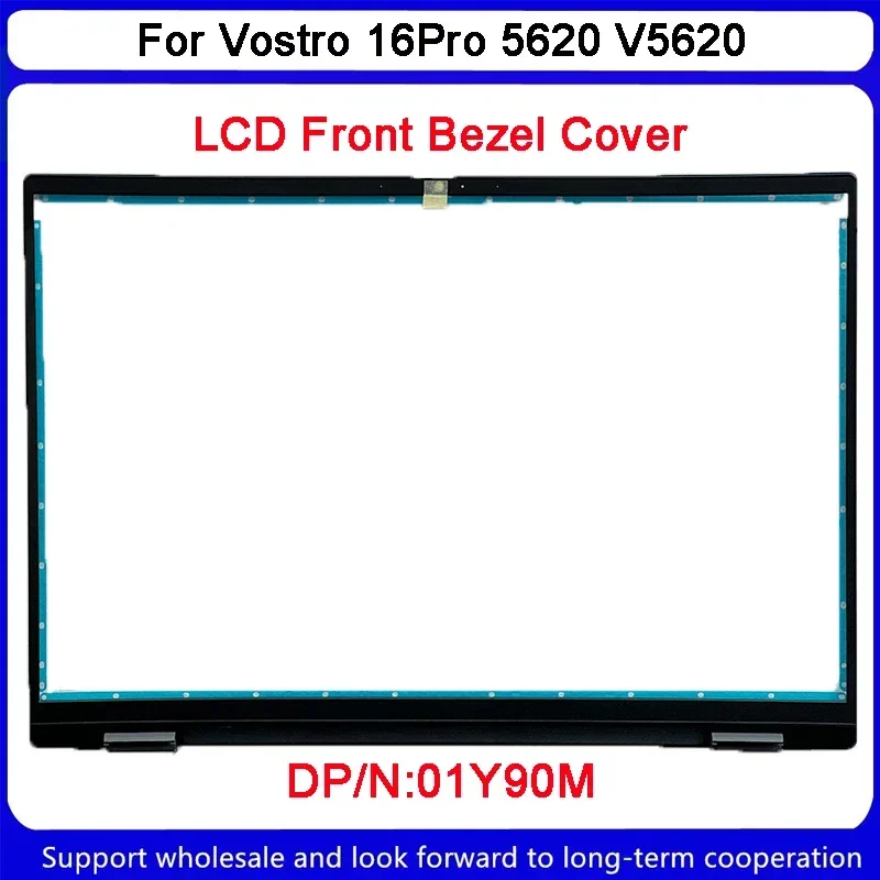 Baru untuk Dell Vostro 16PRO V5620 5620 casing bagian atas penutup Palmrest Cover 01Y90M Bezel 06FKMN penutup LCD