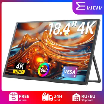EVICIV T118 Velký 18palcový 4K přenosný herní monitor 3840*2160 pro Starfield Steam Decks XBOX PS5 mobilní displej s stojánkem 10 nejlepší prodej OLED displej pro Galaxy S10 Plus - №9