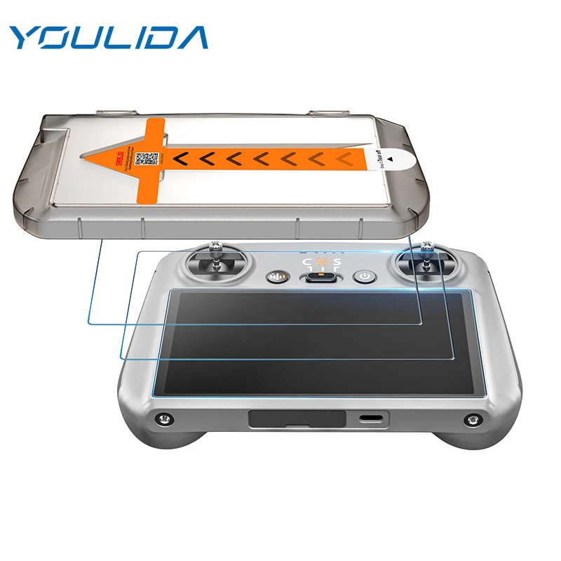 

For DJI Air 3S/Mini 4 Pro/Neo/Flip Remote Control Tempered Glass Film Dust-free Warehouse Film for DJI RC/RC 2 Screen Protector
