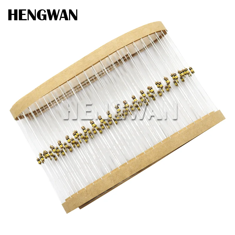 100PCS 1/8W Carbon Film Resistor 5% 0.125W 0R - 1M 10 22 47 100 150 220 270 330 470 510 1K 2.2K 4.7K 5.1K 10K 47K 100K 470K ohm