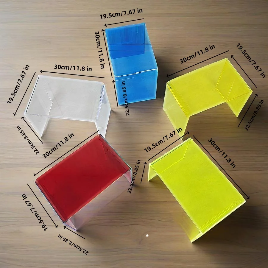 Modern Simple Home Furniture U Shape Translucent Acrylic Footrest Stool Low Shoes Stool