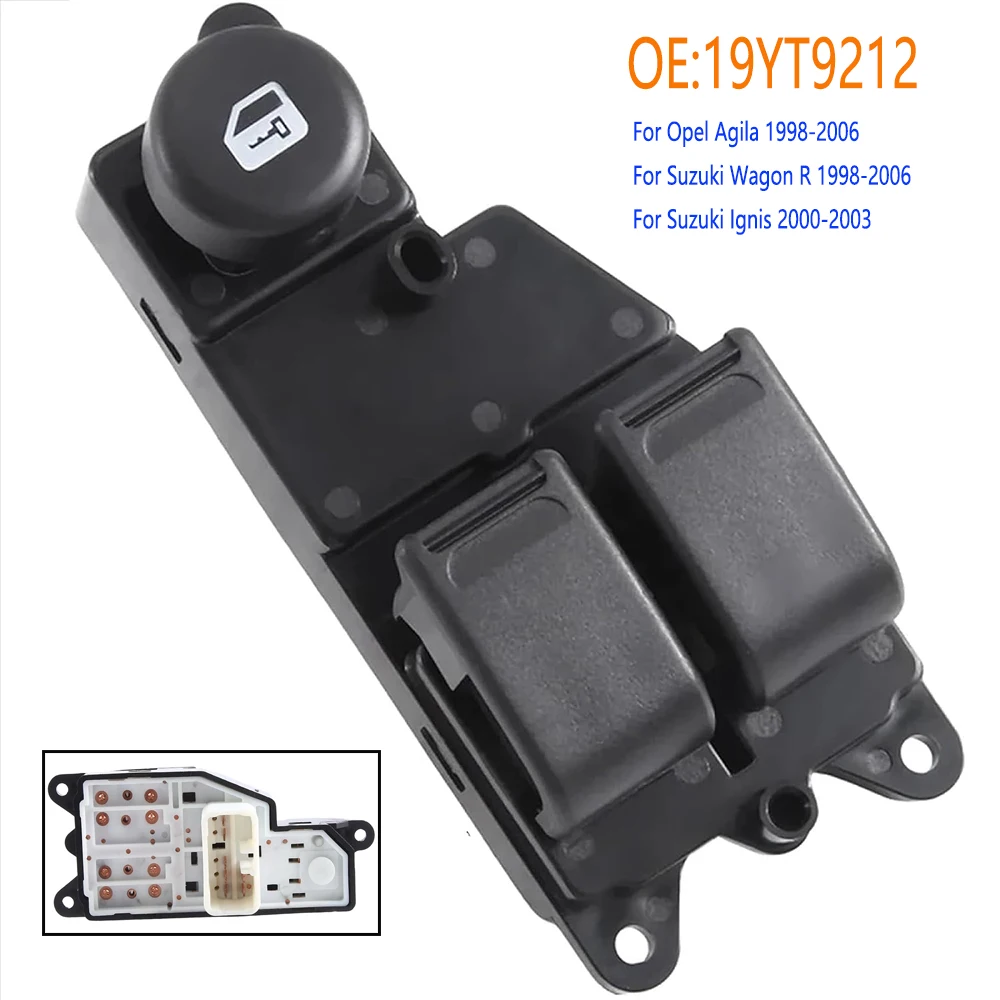 Car Accessories for Vauxhall Opel Agila Suzuki Wagon Ignis Electric Power Window Control Switch Lifter Regulator Button Parts