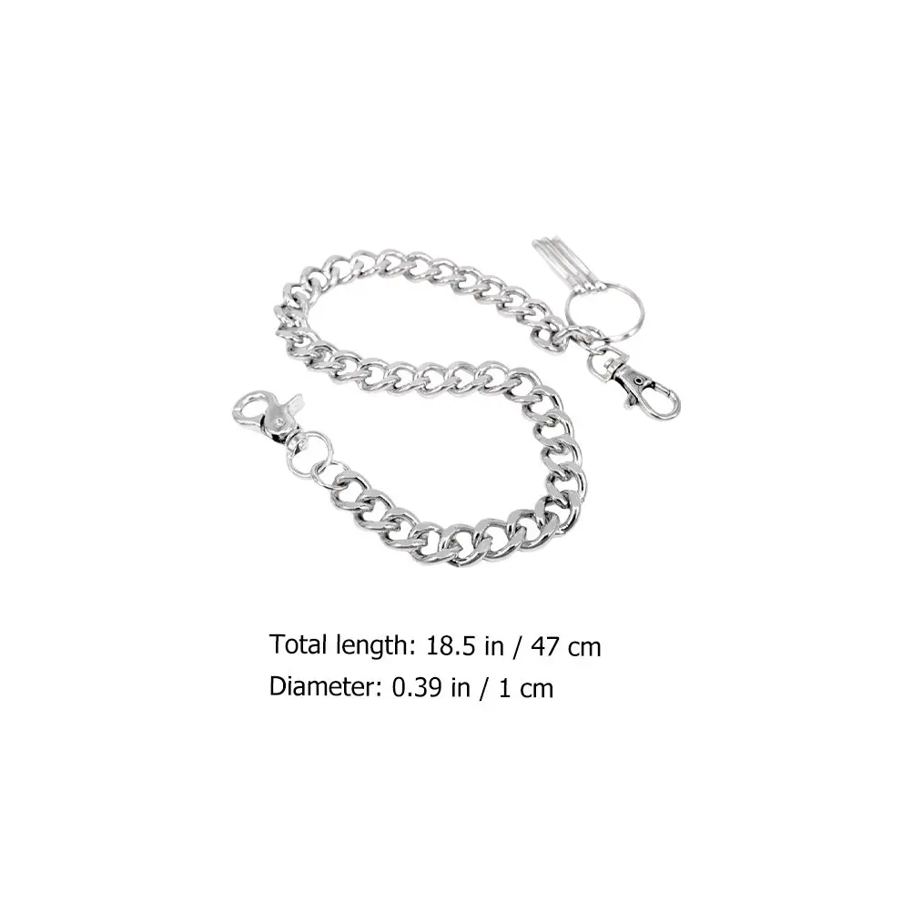 1Pcs Cool Trouser Chain Premium Environmental Protection Metal Chain for Casual Wear Jeans Matching Anti-Corrosion Stylish Gift