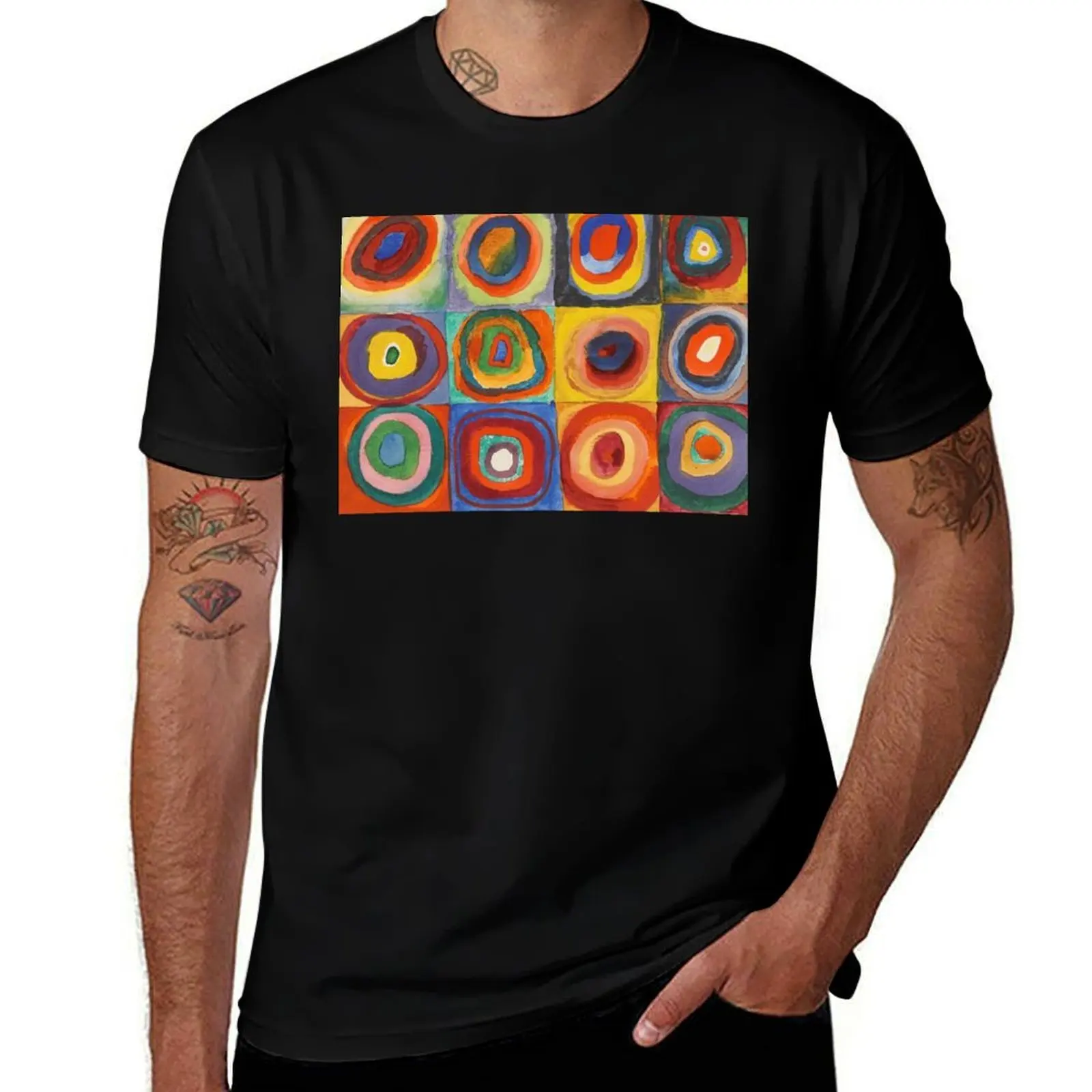 

Kandisky Modern Art T-Shirt mens graphic t shirts g man t shirts for men T-shirt