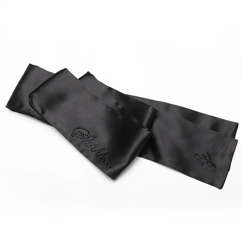 Satin Silk Sleep Mask For Women Silk Eye Cover Savour Eye Patches Cute Blindfold Silk Ribbon Gift Surprise High Quality