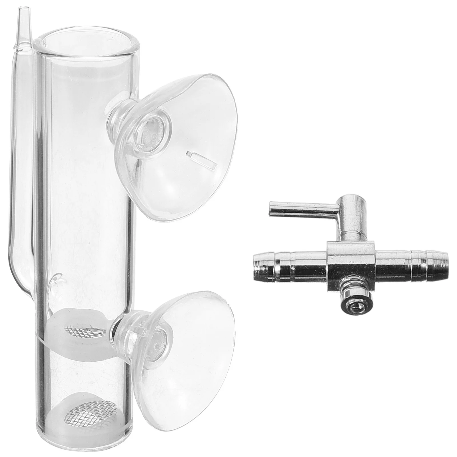 

1Set Glass Shrimp Hatchery Breeding Tube Aquarium Isolation Container Shrimp Egg Incubator Fish Tank Breeder Suction Incubator