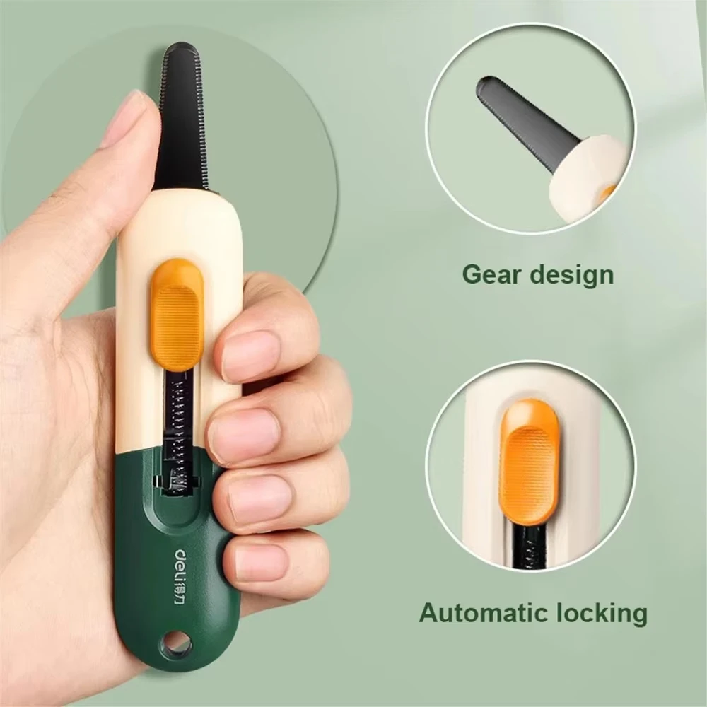 ديلي سكّين متعدّد الاستخدامات سكين جيب متعدد الأغراض Nosж صندوق ورقي القاطع رسالة فتاحة مكافحة اللصق شفرة قابلة للسحب للمنزل مكتب #2