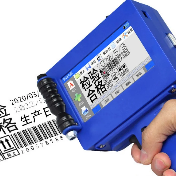 Competitive Price Handheld Inkjet Printer Small Digital Batch Number Production Date Quick Dry Printer