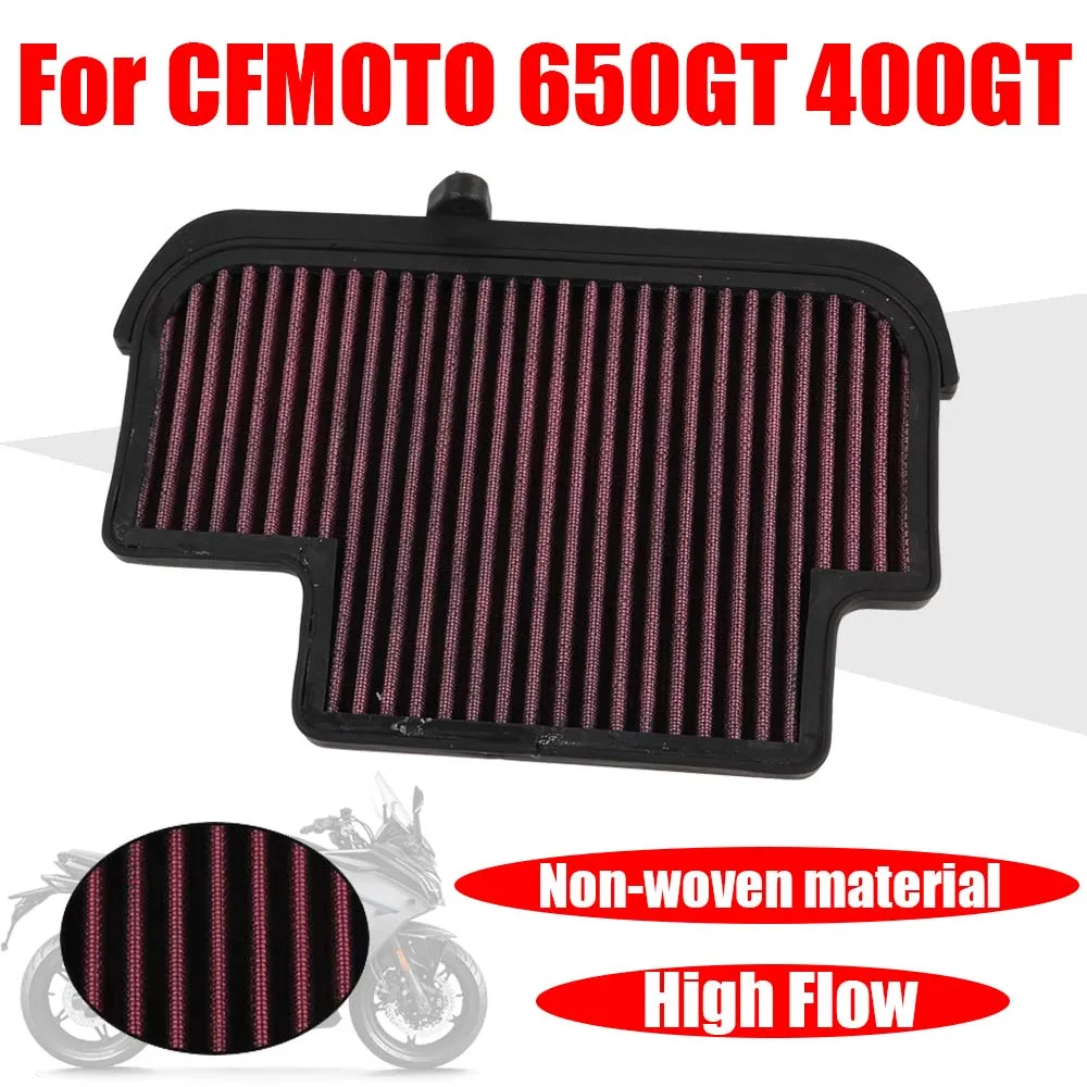 

For CFMOTO CF MOTO 650GT GT650 400GT GT400 GT 650 GT 400 GT Accessories High Flow Air Filter Element Cleaner Air Intake Filters