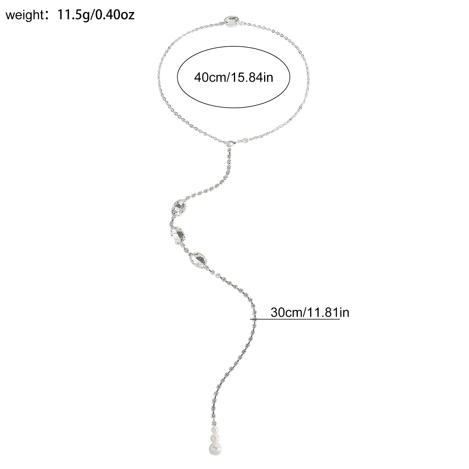 1 سلسلة خلفية نسائية فاخرة وأنيقة من حجر الراين مناسبة لفستان حفلات الملهى الليلي المتطابق مع سلسلة الجسم #6