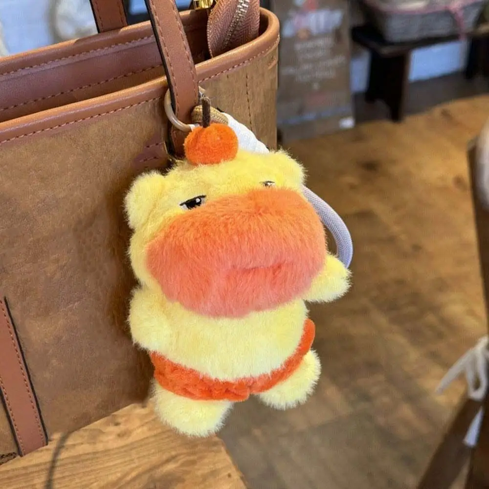 Capybara Water Dolphin Doll Pendant Cartoon Lovely Dolphin Doll Plush Keychain Fluffy Soft Stuffed Dolphin Doll Keyring Kids Toy