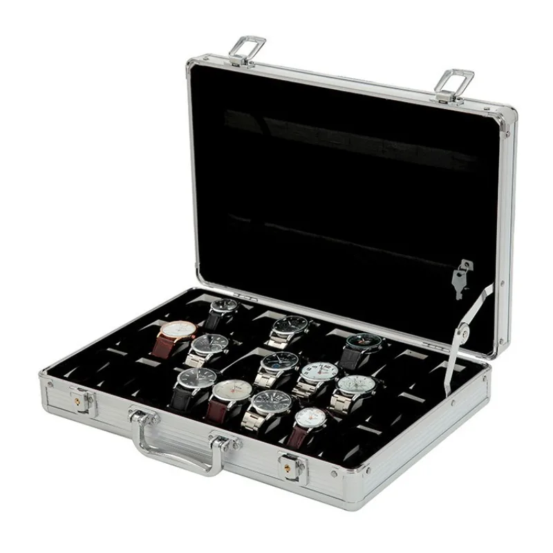 

24 Slots Watch Box Large Capacity Watch Cases Useful Watches Storage Display Rectangle Quality Watches Holder for Organizing