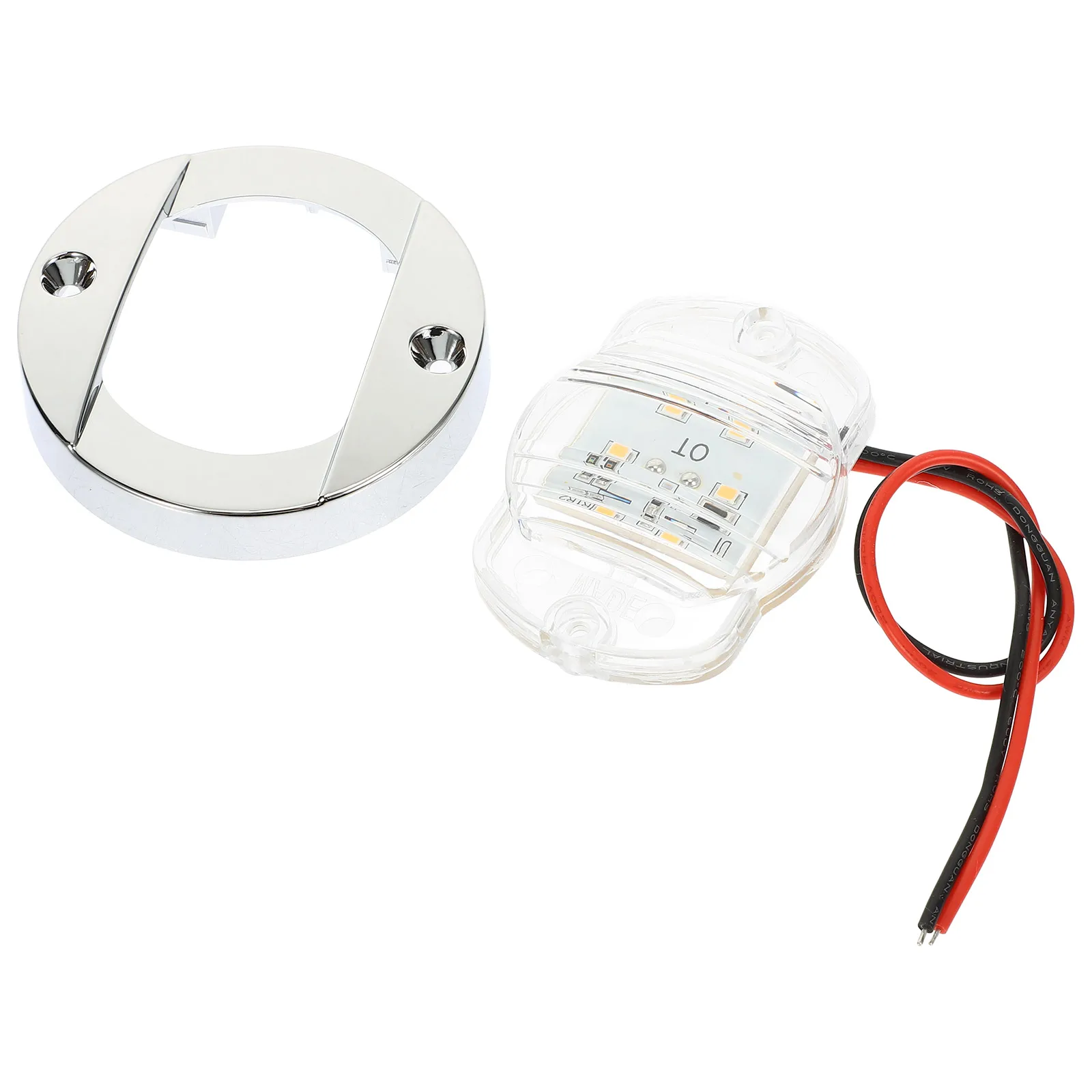 

1 Set Yellow Light Driving Lamp Waterproof Marine Led Navigation Light For Boat Yacht Rv Truck Side Rear Brake Signal Lights