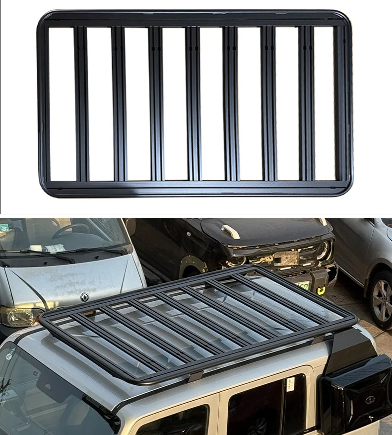 

Icar V23 New Design Aluminum Car Exterior Part Offroad Luggage Rack Car Roof Rack Platform for Chery Icar V23 Car Roof Rack
