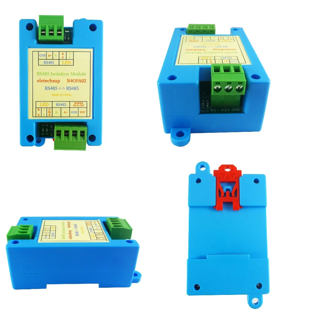 3KV RS485 Active Isolator Signal Repeater Booster Amplifier Module featuring 150KBPS Adaptive BaudRate/DataBit/Parity/StopBit