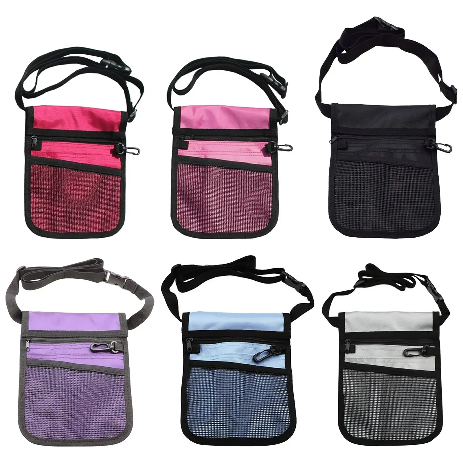 Waist Fanny Pack Organizer for Nurse Women with Heavy Duty Buckle and Key Holder for Work Gear