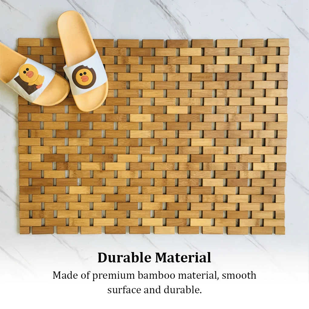 Bathroom Mat Weaving Indoor Kitchen Rug Anti-Skid Floor Mats Swimming Shower Household Living Room Bathtub Accessories