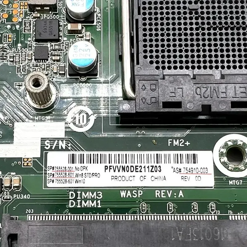 755528 -001 للوحة الأم HP 705 G1 DM 754910 -003 755528 -601 اللوحة الرئيسية 100% تم اختبارها سريعًا TT