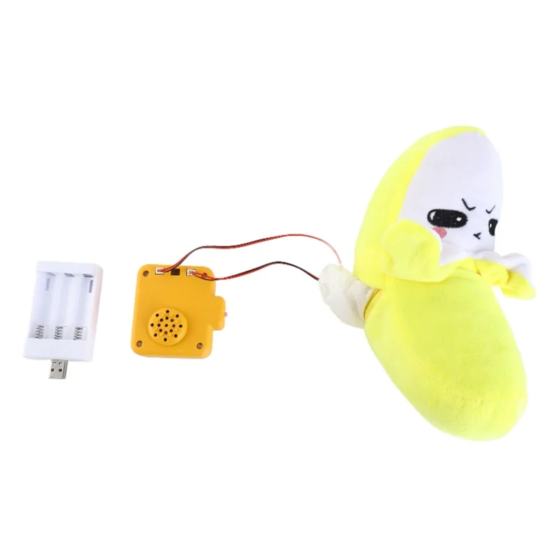 Muzyczny Bębenek Pianinkowy Pluszak Owoc Elektryczny Interaktywny Lalka Dla Dzieci Banan