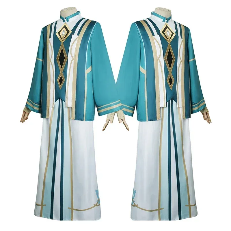 CyThe Akademiya أزياء تنكرية تأثير كرنفال موحدة شعر مستعار أنيمي أزياء الهالوين لعبة الرجال