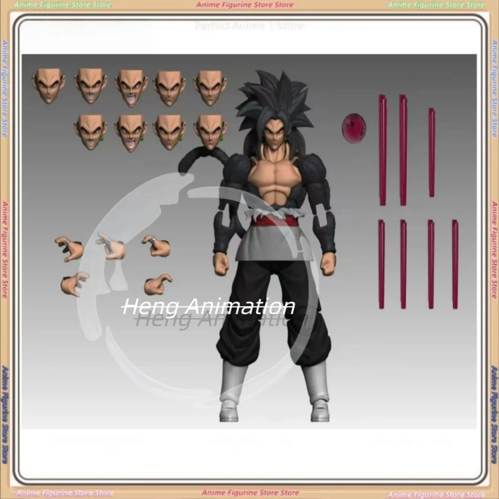 

Модель Black Hole Super Saiyan Super Five Goku White Hair Super Four Goku Black Hair Can Activity 1/12 SHF Фигурка Dragon Ball